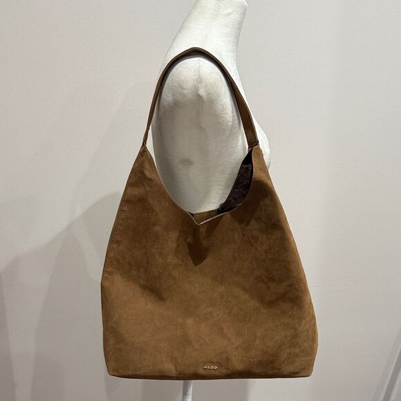 Aldo Flonn Tan Suede Hobo Bag - Picture 1 of 7